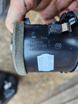 фото thumb №7, Решітка повітропровід панелі консолі середня засіб seat exeo 3r0820951