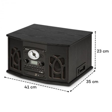 Проигрыватель проигрывателя Auna NR620, черный