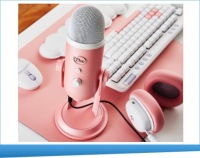 ПРОВОДНОЙ МИКРОФОН СИНИЙ YETI USB СЛАДКИЙ РОЗОВЫЙ