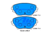 фото thumb №2, Ate комплект тормозные колодки тормозных 446542071 44654211