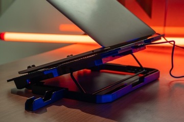 ПОДСТАВКА ОХЛАЖДАЮЩАЯ ПОДСТАВКА НОУТБУК USB-концентратор со светодиодной подсветкой
