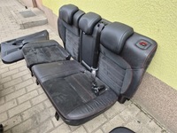 фото thumb №8, Ford mondeo mk4 st сиденья диван кожа алькантара комплект красная нитка