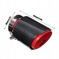 фото thumb №7, Наконечник накладка вихлоп глушника 80-101mm