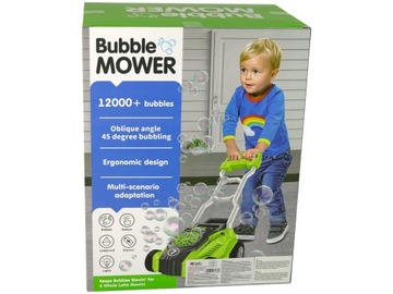 Зеленая газонокосилка Bubble Machine