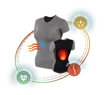 Женская термофутболка MERINO, черная, M