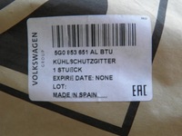 фото thumb №8, Решітка решітка радіатора vw golf vii gti 5g0853653j 5g0853651al оригінальний номер