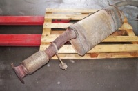 Tu005 cadillac escalade iii ^ 6.2i гасник вихлоп g4-3825 Зі Шроту, фото thumb