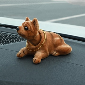 СОБАКА С КИВАЮЩЕЙ ГОЛОВОЙ ДЛЯ АВТОМОБИЛЯ СУВЕНИРЫ ПРЛ ПРЛ