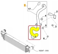 фото thumb №6, Jeep renegade 1.6 crd труба waz шланг turbo интеркулер 51960149