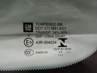 фото thumb №3, Opel crossland x стекло кузовная правый задняя 2017