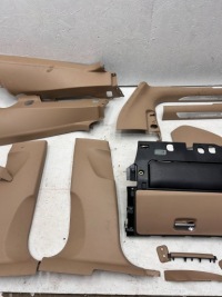 фото thumb №16, Porsche macan ii lift 2023 mojave бежевый сиденья заднее сиденье обшивки комплект