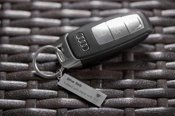 Brelok z tabliczką Drive Safe PREZENT GADŻET