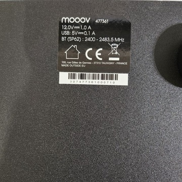 Проигрыватель Mooov с динамиками и Bluetooth, коричневый 33/45/78