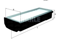 Фільтр повітря bmw 3 f30, f80 , 3 f31 , 3 gran turismo f34 , 4 f32, Оригінал, фото thumb