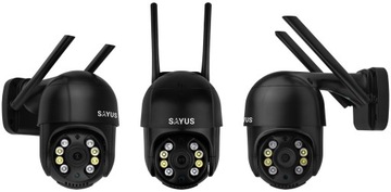 ВРАЩАЮЩАЯСЯ НАРУЖНАЯ IP-КАМЕРА WiFi 4K ULTRA HD ЗУМ ОБНАРУЖЕНИЕ ЧЕРНОГО 8MPx