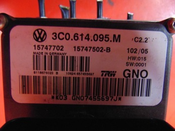 фото thumb №3, Vw passat b6 3c насос гальмівна abs 3c0614095m