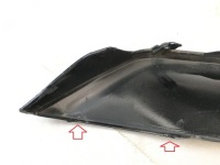 Mazda 3 iv 19- заглушка накладка бампера ліва Зі Шроту, фото thumb