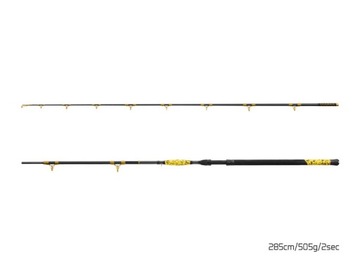 Удилище для сома Delphin Hazard BxG 285 см/505 г