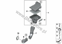 фото thumb №10, Bmw f06 f10 535i f12 640i 3.0 n55 корпус фильтра воздуха 7604404 4588300