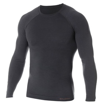 Koszulka Brubeck ACTIVE WOOL z wełny Merynosów XL