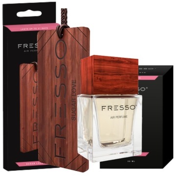 АВТОМОБИЛЬНЫЙ АРОМАТ FRESSO SUGAR LOVE + АВТОМОБИЛЬНЫЙ АРОМАТ