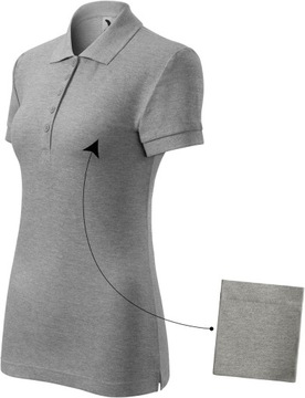 Malfini Cotton 213 Хлопта -воздухопроницаемый t -мала -блузка поло xxl