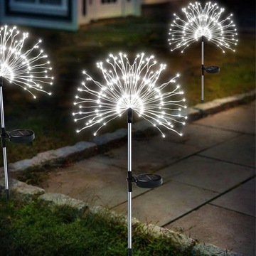 2X LAMPA SOLARNA OZDOBA OGRODOWA DMUCHAWCE 150 LED