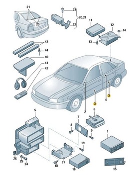 фото thumb №11, Динамік vw passat b5 i b5 fl перед зад оригінал