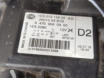 фото thumb №10, Фара лампа перетворювач перед правий mercedes x клас w470 a4709060900