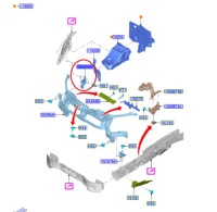 фото thumb №8, Кронштейн кріплення крила лівий transit 14- _ 1830520 _ bk31-16c097-aa