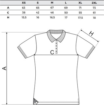 Женская рубашка-поло MALFINI COTTON HEAVY 216 COTTON STRONG DURABLE XXL