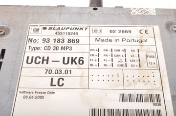 фото thumb №6, Opel astra h iii zafira b радіо 93183869 cd30