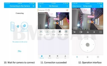 БЕСПРОВОДНАЯ ВНЕШНЯЯ Поворотная камера WIFI 5 Мпикс.