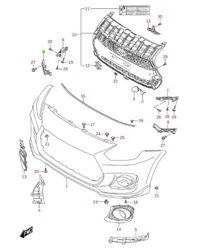 фото thumb №2, Направляющая фара правый suzuki swift 2017- оригинал