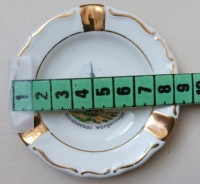 Пепельница «Nordseebad Wangerooge» с позолотой, сигнатура