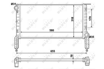 фото thumb №15, Радиаторов двигателя nrf 53788 46749000