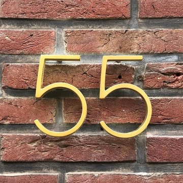 Плавающий знак номера дома 5 дюймов (12