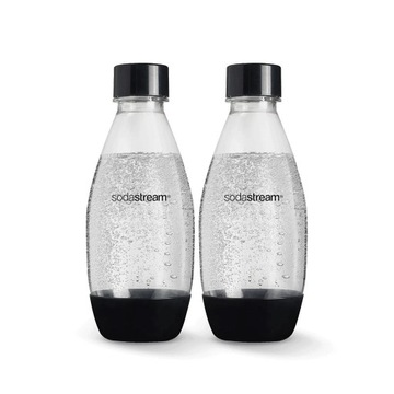 X2 БУТЫЛКИ ДЛЯ ВОДЫ SODASTREAM FUSE 0,5 Л — ЧЕРНЫЕ, ДВЕ УПАКОВКИ
