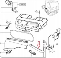 Трос тягa відкривання бардачка renault premium ii Ціна, фото thumb