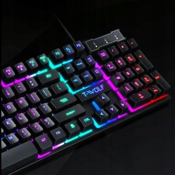 ИГРОВАЯ КЛАВИАТУРА С ПОДСВЕТКОЙ ИГРОВАЯ МЫШЬ
