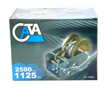 ЛЕБЕДКА, РУЧНАЯ ТРОСОВАЯ ЛЕБЕДКА, 1125 кг CATA
