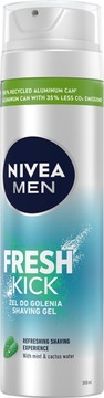 NIVEA MEN FRESH KICK Гель для бритья для мужчин 200мл