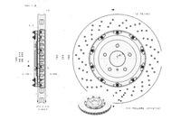 фото thumb №6, Диск ham. nissan gt-r r35 12/08- f brembo