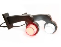 Купити Габаритний ліхтар neon horpol biało czerwona old school тюнінг led neon style tir, фото thumb