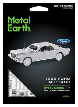 Металлическая Земля Ford Mustang 1965 Металлическая Модель