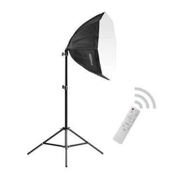 Светодиодная лампа PILOT постоянного света + SOFTBOX Octa 90