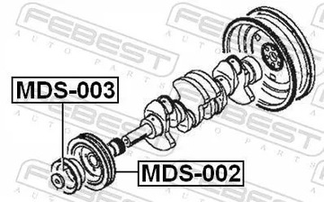 фото thumb №3, Колесо пасове mds-002 febest hyundai mitsubishi