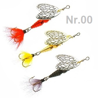 3 x MEPPS THUNDER BUG 00' ВИШНЕВЫЙ-ЖЕЛТЫЙ МАЙ-ДРАКОН