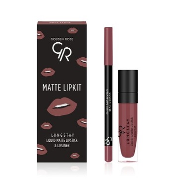 Golden Rose Matte Lipkit Zastaw do Ust Rose Taupe