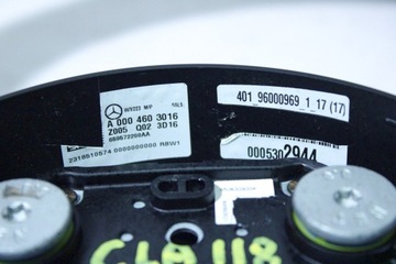 фото thumb №10, Mercedes cla 118 w118 кермо багатофункціональна червона nić a0004603016